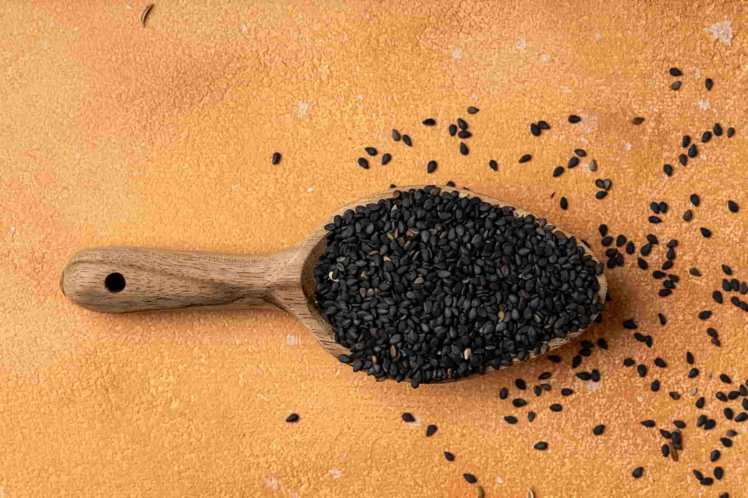 organic black sesame seeds